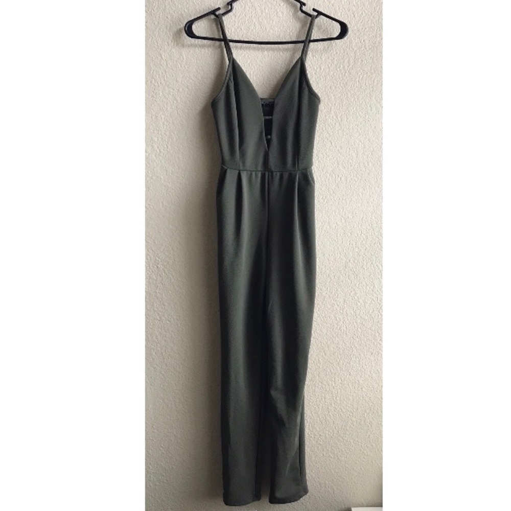 Olive green jumpsuit